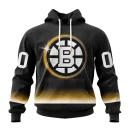 Hoodie NHL Boston Bruins Special Eclipse Design St2401