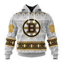 Hoodie NHL Boston Bruins Special Native Design St2302