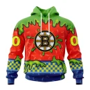 Hoodie NHL Boston Bruins Special Nickelodeon Design St2301