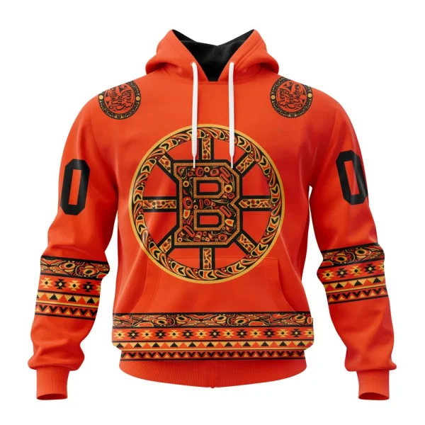 Hoodie NHL Boston Bruins Specialized National Day For Truth And Reconciliation