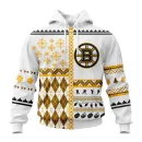 Hoodie NHL Boston Bruins Specialized Unisex Christmas Is Coming V01