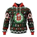 Hoodie NHL Boston Bruins Specialized Unisex Christmas Is Coming