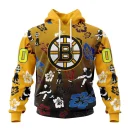 Hoodie NHL Boston Bruins X Hawaii Specialized Design For Hawaiia V0122