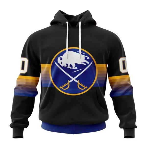 Hoodie NHL Buffalo Sabres Special Black And Gradient Design St2301