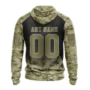 Hoodie NHL Buffalo Sabres Special Camo Design For Veterans Day St2302