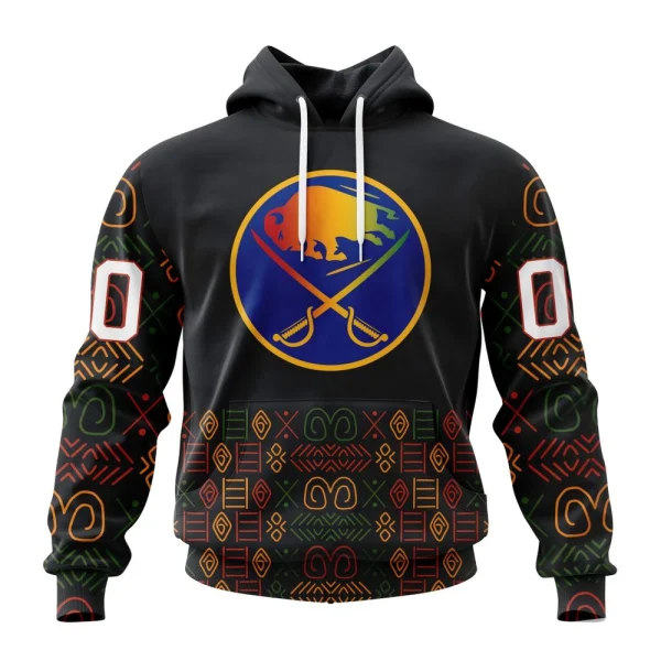 Hoodie NHL Buffalo Sabres Special Design For Black History Month St2401