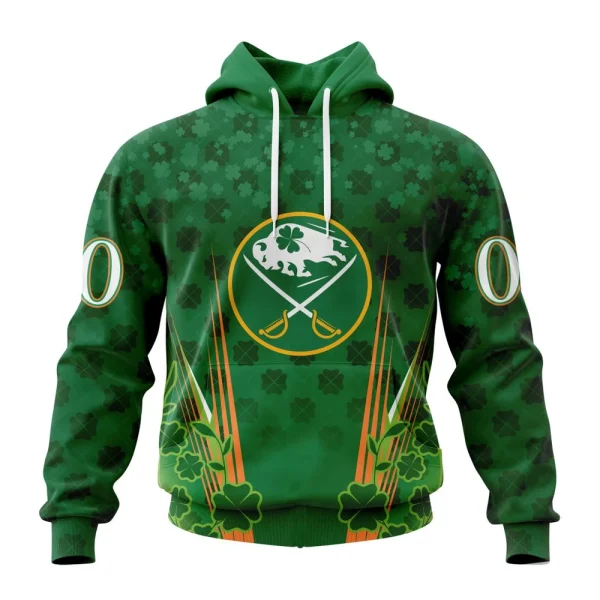 Hoodie NHL Buffalo Sabres Special Design For St. Patrick's Day St2402