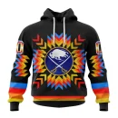 Hoodie NHL Buffalo Sabres Special Design With Native Pattern St2306