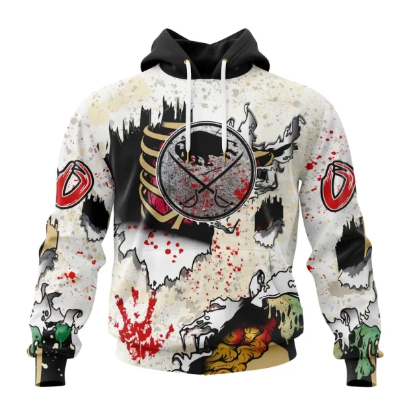 Hoodie NHL Buffalo Sabres Special Zombie Style For Halloween St2304