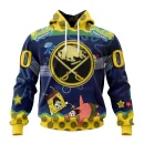 Hoodie NHL Buffalo Sabres, Specialized Jersey With Spongebob