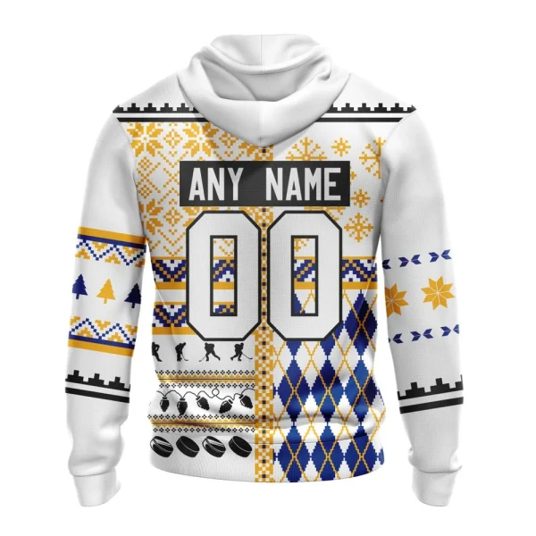 Hoodie NHL Buffalo Sabres, Specialized Unisex Christmas Is Coming V01 - Image 2