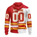 Hoodie NHL Calgary Flames Personalize Home Mix Away Kits
