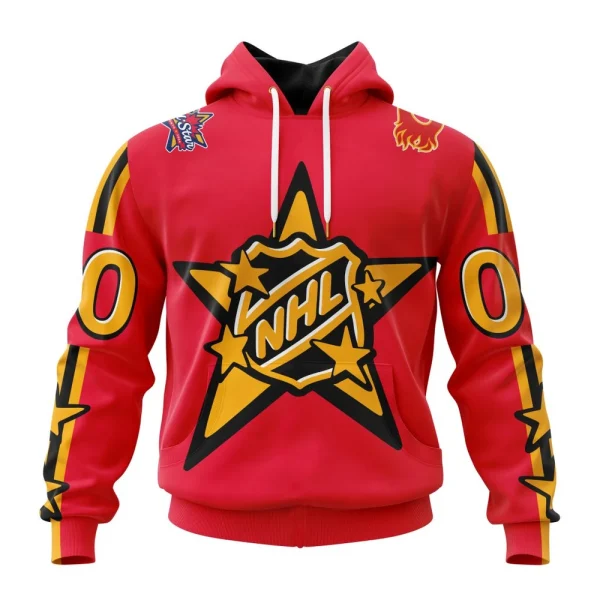 Hoodie NHL Calgary Flames Personalized NHL All-Star Game