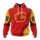 Hoodie NHL Calgary Flames Special All-Star Game Design With Florida Sunset