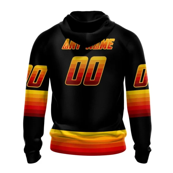 Hoodie NHL Calgary Flames Special Blackout Design St2401 - Image 2