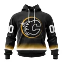 Hoodie NHL Calgary Flames Special Eclipse Design St2401