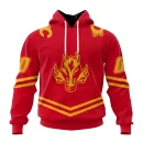 Hoodie NHL Calgary Flames Special Two-Tone Design St2401