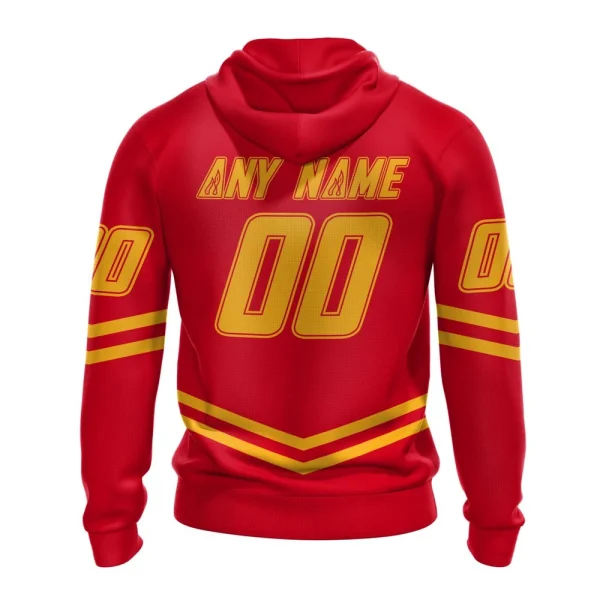 Hoodie NHL Calgary Flames Special Two-Tone Design St2401 - Image 2