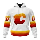 Hoodie NHL Calgary Flames Special Whiteout Design St2401