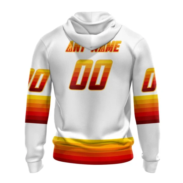Hoodie NHL Calgary Flames Special Whiteout Design St2401 - Image 2