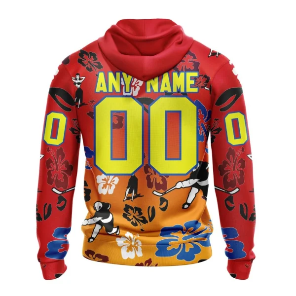 Hoodie NHL Calgary Flames X Hawaii Specialized Design For Hawaiia V0122 - Image 2