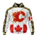 Hoodie NHL Calgary Flames, Specialized Design With Our Canada Flag