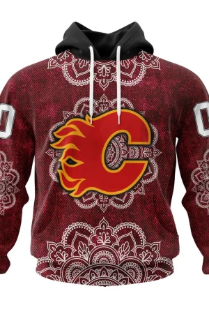 Hoodie NHL Calgary Flames, Specialized Mandala Style St2201