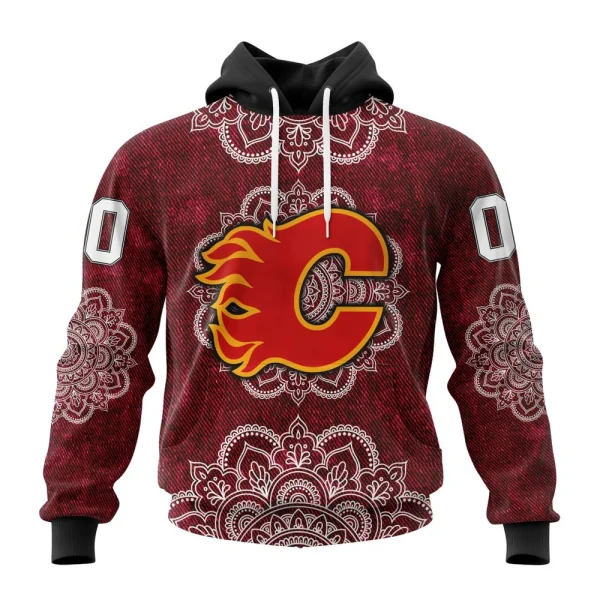 Hoodie NHL Calgary Flames, Specialized Mandala Style St2201