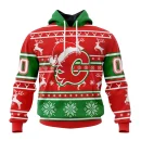 Hoodie NHL Calgary Flames, Specialized Unisex Christmas Is Coming V02