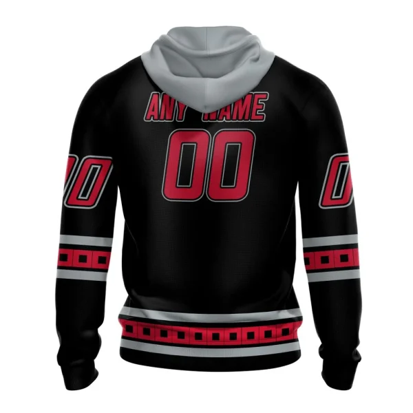 Hoodie NHL Carolina Hurricanes Special Blackout Design St2401 - Image 2