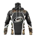 Hoodie NHL Carolina Hurricanes Special Camo Hunting Design V2302