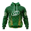 Hoodie NHL Carolina Hurricanes Special Design For St. Patrick's Day St2402