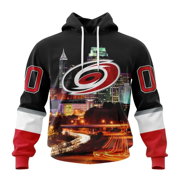 Hoodie NHL Carolina Hurricanes Special Design With Downtown Skyline St2301