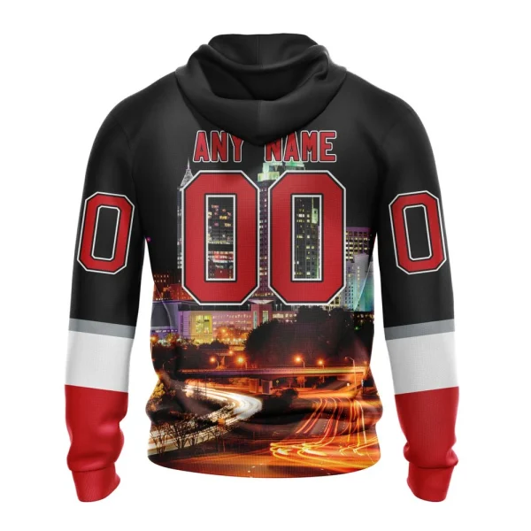 Hoodie NHL Carolina Hurricanes Special Design With Downtown Skyline St2301 - Image 2