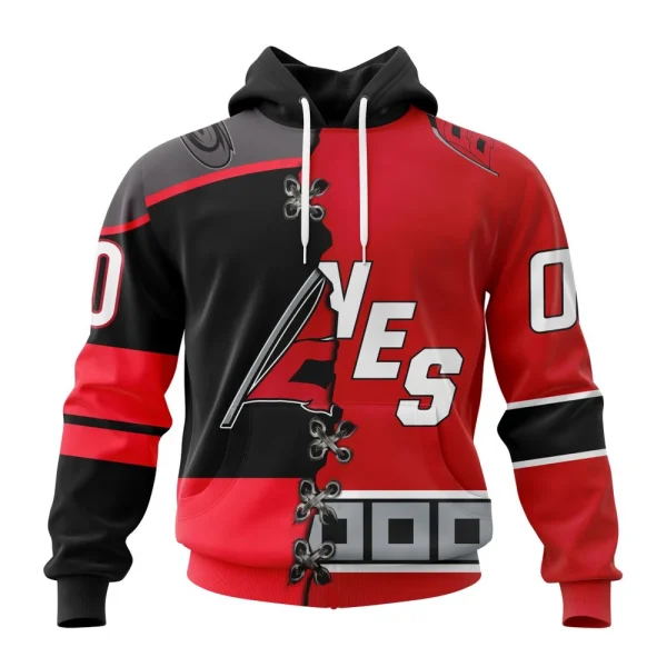 Hoodie NHL Carolina Hurricanes Special Home Mix Reverse Retro Personalized Kits