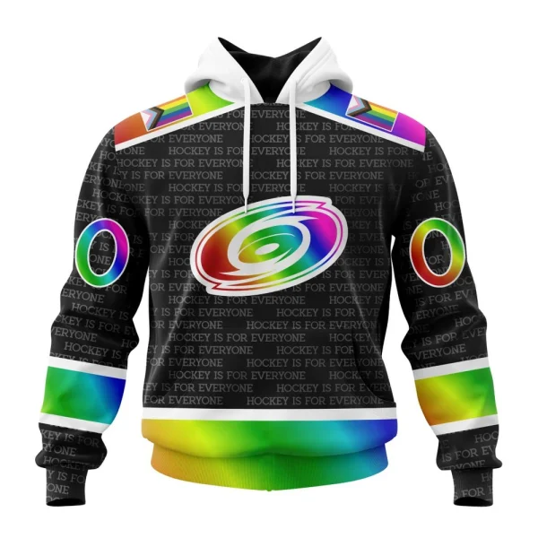 Hoodie NHL Carolina Hurricanes Special Pride Design Hockey Is For Everyone