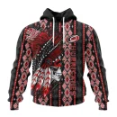 Hoodie NHL Carolina Hurricanes Special Skull Native Design St2301