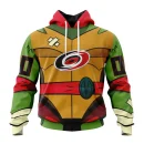 Hoodie NHL Carolina Hurricanes Special Teenage Mutant Ninja Turtles Design St2301