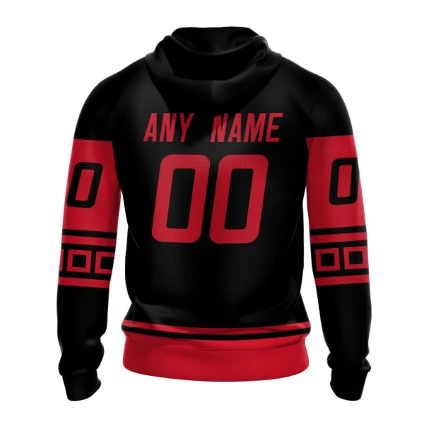 Hoodie NHL Carolina Hurricanes Special Two-Tone Design St2401 - Image 2