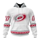 Hoodie NHL Carolina Hurricanes Special Whiteout Design St2401