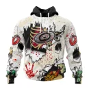 Hoodie NHL Carolina Hurricanes Special Zombie Style For Halloween St2304
