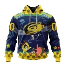 Hoodie NHL Carolina Hurricanes, Specialized Jersey With Spongebob