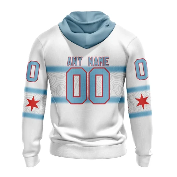 Hoodie NHL Chicago Blackhawks Personalize Gradient Series Concept St2301 - Image 2