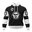 Hoodie NHL Chicago Blackhawks Personalized Heritage Design St2401