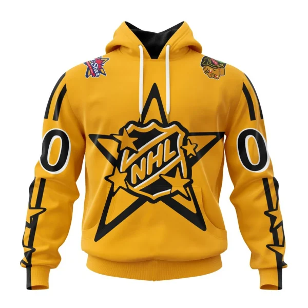 Hoodie NHL Chicago Blackhawks Personalized NHL All-Star Game