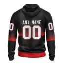 Hoodie NHL Chicago Blackhawks Special Black And Gradient Design St2301