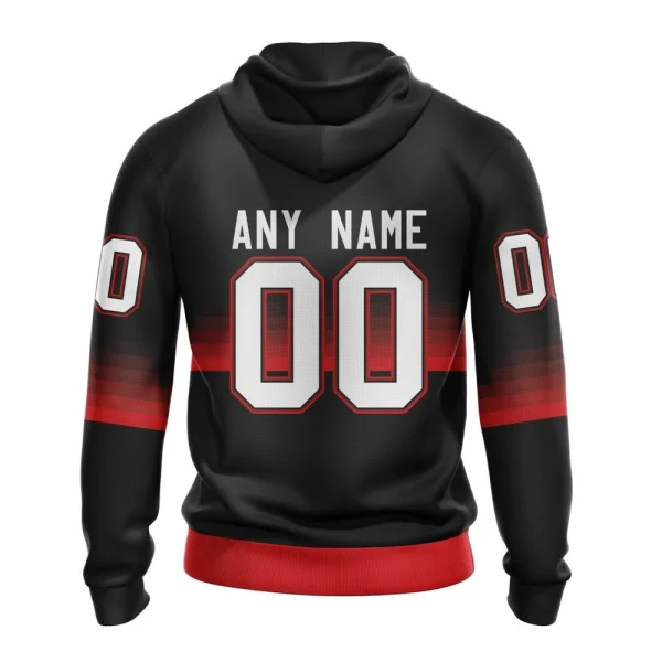 Hoodie NHL Chicago Blackhawks Special Black And Gradient Design St2301 - Image 2