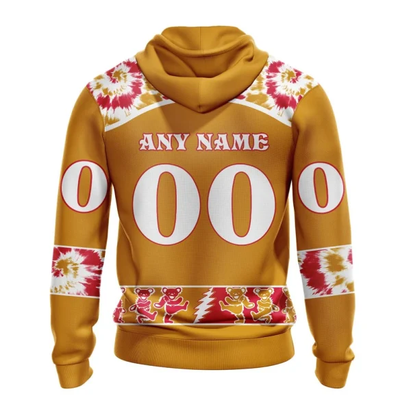 Hoodie NHL Chicago Blackhawks Special Grateful Dead Design St2301 - Image 2