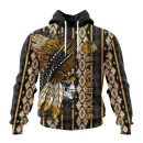 Hoodie NHL Chicago Blackhawks Special Skull Native Design St2301