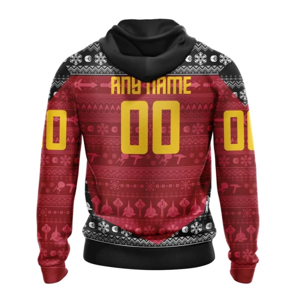 Hoodie NHL Chicago Blackhawks Special Star Trek Design St2201 - Image 2